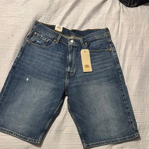 Men's Blue Denim Shorts